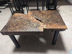 【稀少】クラロウォールナット　ローテーブル　杢　天然木