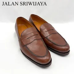 いーまんJALANSRIWIJAYAスエードローファー　8ブラウン ジャランスリワヤ／JALAN SRIWIJAYA ヴァンプローファー