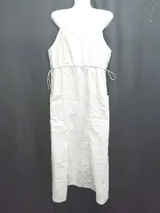 ◇ ⊂ GRL グレイル バックスリット ロング キャミソールワンピース サイズF ライトベージュ系 レディース P  【1409090026409】