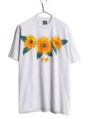 90s The Nature Companyひまわり アートTシャツL USA製 - メルカリ