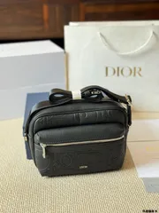 【今日特価】Dior Gravity Embossed Leather Bag - ディオール グラビティ エンボス レザー バッグ