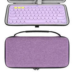 Geekria キーボードキャリングケース、小型コンパクトキーボード用ハードシェル保護トラベルバッグ、ロジクール Logicool Pebble Keys 2 K380s / K380 対応 (ラベンのサムネイル