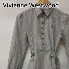 Vivienne Westwood RED LABEL ヴィヴィアンウエストウッドレッドレーベル トップス シャツ ブラウス 長袖 ロング丈 グレー レディース  Fサイズ【CT1288】