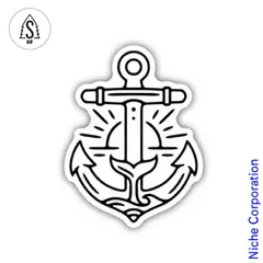 【新品】 スティッカーズ ノースウエスト プリントステッカー ANCHOR SUNSET 0672-LSTK シール