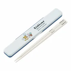 San-X リラックマ「ふわっと風船/抗菌音のならない箸・箸箱セット 箸18cm」