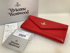 vivienne westwood ヴィヴィアン 二つ折り 長財布 レッド