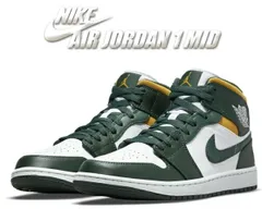 ナイキ エアジョーダン 1 ミッド NIKE AIR JORDAN 1 MID noble green/pollen-white 554724-371 AJ1 SEATTLE SUPERSONICS シアトル スーパーソニックス