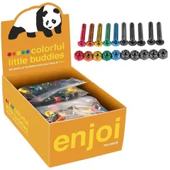 enjoi エンジョイ 10本セット colorful little buddies 1" & 7/8" bolts hardware ビス ナット ハードウエア【スケートボード/SKATEBOARD】のサムネイル