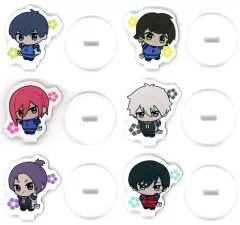 【中古】アクリルスタンド・アクリルパネル 全6種セット ちびぐるみポーズ!スタンド付きアクリルプレート 「ブルーロック」