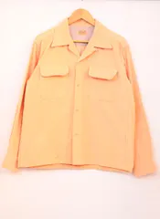 【中古】 Style Eyes メンズ長袖シャツ M Style Eyes/Mid 1950s Style Corduroy Sports Shirt SOLID MODEL/長袖シャツ/M/ピンク 桃