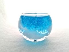 【new】雲キャンドル ≪イルカとお魚≫ 小サイズ