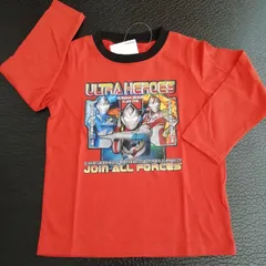 ウルトラマンデッカー　ウルトラヒーローズ　 薄手長袖Tシャツ　FR9142レッドのサムネイル