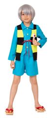 ゲゲゲの鬼太郎公式 鬼太郎 キッズ 100cm コスプレ アニメ 衣装 コスチューム セット  仮装 ハロウィン ブルー 子供 男の子