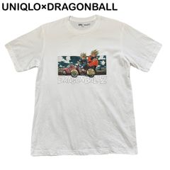 UNIQLO UT ユニクロ DRAGONBALL ドラゴンボールZ セル編 鳥山明 孫悟空 孫悟飯 イラスト Tシャツ Lサイズ