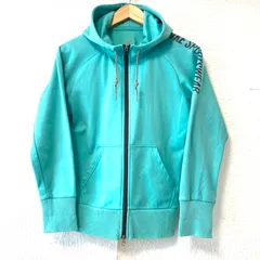 (^w^)b NIKE ナイキ THERMA FIT ジップアップ パーカー ジャケット 裏起毛 フーディ ストリート カジュアル スポーティ トップス かっこいい 鮮やか ターコイズブルー レディース 女性 サイズ L