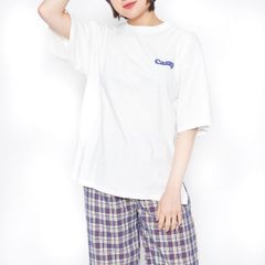 オーバーサイズ サークルバックプリントTシャツ