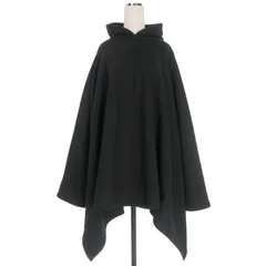 バレンシアガ BALENCIAGA 21SS Poncho Hoodie ポンチョフーディ パーカー 長袖 XS ブラック 黒 645156 TJV45 国内正規 レディース BALENCIAGA(バレンシアガ) / Poncho Hoodie/ポンチョパーカー/XS