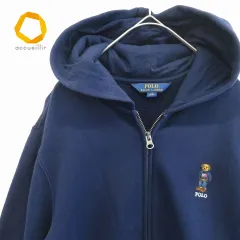 ポロラルフローレン PoloRalphLauren ポロベア 刺繍 パーカー ネイビー 859188