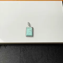 綺麗 EU製 ★ターコイズ トルコ石・ペンダント★アクセサリー 天然石 きれいめ ギフト プレゼント2  約18.4*12.1*3.5mm ZB8572