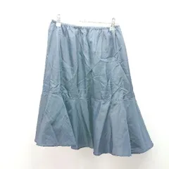 ◇ ◎ NOLLEY'S ノーリーズ ラウンドネック ウエストゴム 無地 ロング ワンピース サイズ38 ネイビー レディース E  【1310050034481】のサムネイル