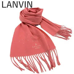 LANVIN en Bleu ランバン オン ブルー マフラー ストール ピンク ウール