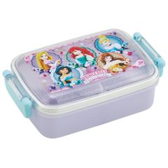 スケーター(Skater) 子供用 お弁当箱 1段 450ml ふわっと盛れるドーム型 ディズニー プリンセス 24 抗菌 子供用 日本製 RBF3ANAG-A [450mlランチ]