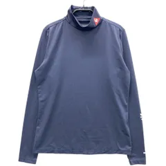 サイズ：M LE COQ GOLF ルコックゴルフ  ハイネック長袖Tシャツ  ネイビー系 [240101504037] ゴルフウェア レディース ストスト