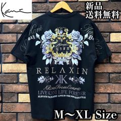 新品正規 Karl Kani テレコVネックTシャツ 黒L 242K1015 - メルカリ