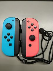 【中古Switchパーツ】純正 Joy-conコントローラー L/R ネオンブルー＆ネオンレッド 動作確認済み【50-55】
