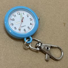 ナースウォッチ シンプルな時計盤で見やすい！脈拍計測 心拍 青