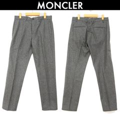 モンクレール MONCLER  スラックスウールパンツ PANTALONE SPORTIVO グレー メンズ 中古 サイズ46 コンディションC