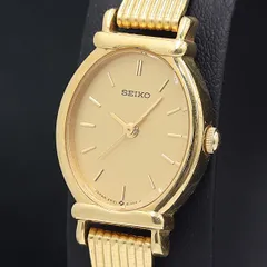 セイコー　腕時計 SEIKO　2P21-0100　ゴールド文字盤　石付き　レトロ 2025年最新】seiko 2p21の人気アイテム - メルカリ