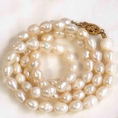 14K パールネックレス クラスプ刻印有