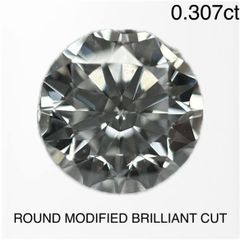 【新品】ROUND MODIFIED BRILLIANT CUT ダイヤモンドルース