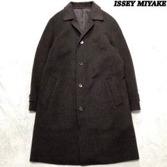 ISSEY MIYAKE (イッセイミヤケ) ヴィンテージ バルマカーンコート ISSEY MIYAKE / IM MEN カシミヤ バルマカーンコート ウール Mサイズ