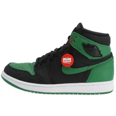 NIKE (ナイキ) AIR JORDAN 1 RETRO HIGH OG PINE GREEN エアジョーダン パイングリーン ハイカットスニーカー ブラック/グリーン US8.5/26.5cm 555088-030