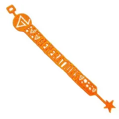 【中古】アクセサリー(非金属)(男性) GENERATIONS 刺繍ブレスレット(イエロー) 「居酒屋えぐざいるPARK 2017」