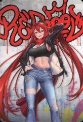 [중고] 캐릭터 카드 레드 푸드 [승리의 여신 : NIKKE 메탈릭 패스 컬렉션 Ver.2]