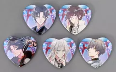 【中古】バッジ・ピンズ [単品] 集合 ハート缶バッジ5個セット 「Switchソフト 勿ノ怪契リ ビックカメラ・アニメガ×ソフマップ限定セット」 同梱特典