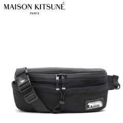25SSモデル メゾン キツネ MAISON KITSUNE レディース フラッシュフォックス バムバッグ ボディバッグ【BLACK】 NM05171WQ4034 BLACK/【2025SS】l-bag
