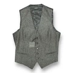 国内正規 定価37400円 未使用品 TAGLIATORE BRIAN / F ウール ベスト ジレ タリアトーレ 71UIZ071  グレー系  50  58470Aのサムネイル