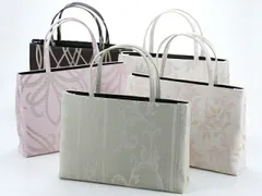  尾州織物 手提げバッグ 和装バッグ お稽古などに ki-504 全８タイプ 