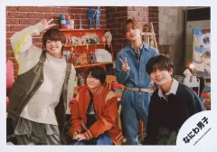 【中古】生写真(ジャニーズ) なにわ男子/西畑大吾・高橋恭平・長尾謙杜・大橋和也/横型・膝上/シングル「Special Kiss」MV＆ジャケ写オフショット/公式生写真