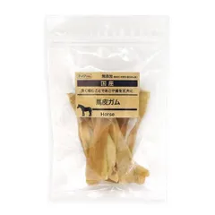 【新品・7営業日以内発送】ペットプロジャパン 4981528000337 ペットプロ 国産おやつ 無添加馬皮ガム 50g【沖縄離島販売不可】のサムネイル