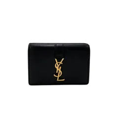 2023年最新】サンローラン SAINT LAURENT PARIS 三つ折り財布 YSL ミニ