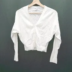 ◇ ⊇◎ BEAMS LIGHTS ビームス ライツ 長袖 カーディガン サイズ38 ホワイト レディース E  【1501160025951】