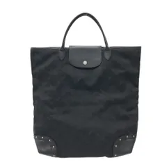 LONG CHAMP ロンシャン  トートバッグ  ブラック系  [240101466416]