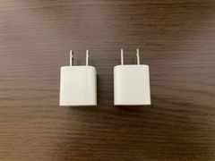 Apple純正 ACアダプタ USB Type-A 【2個セット】