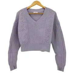 ビューティーアンドユースユナイテッドアローズ BEAUTY ＆ YOUTH UNITED ARROWS ウールケーブルショートVネックニットプルオーバー レディース 表記無 