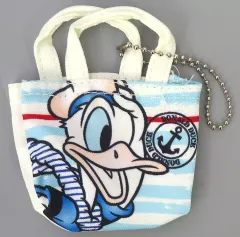 【中古】バッグ ドナルドダック 「ディズニー ディズニーキャラクター シークレットトートバッグ ミニ ボーダー柄」 ディズニーストア限定